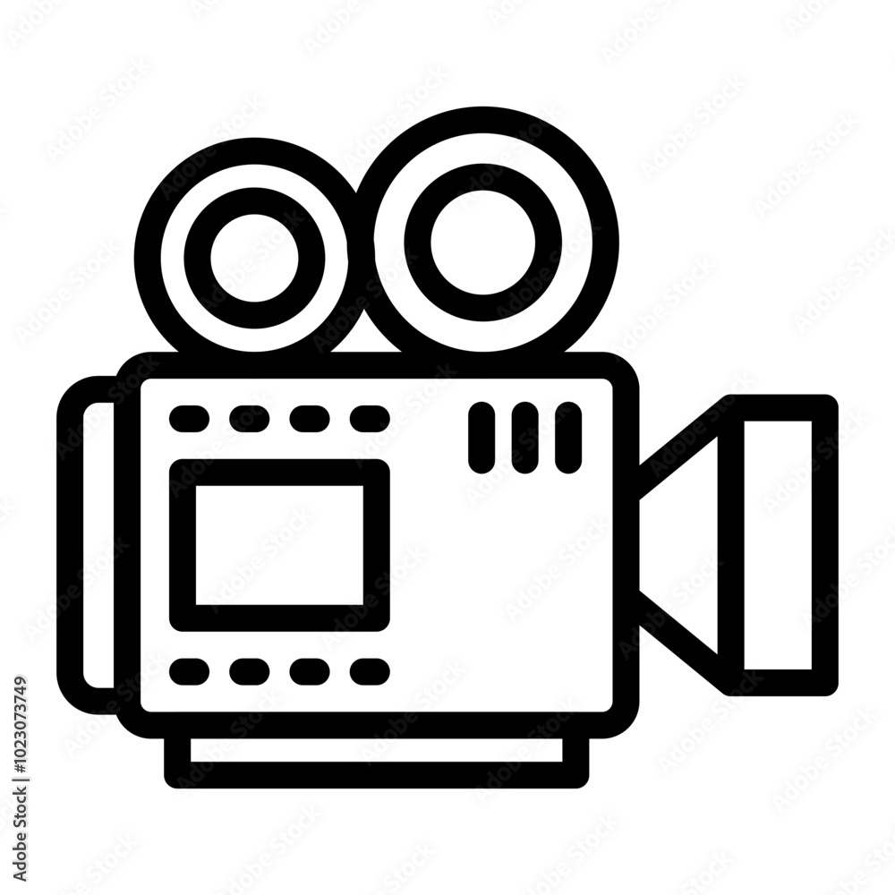 Film Camera Vector Design Icon Style Film Camera Vector Design Icon Style