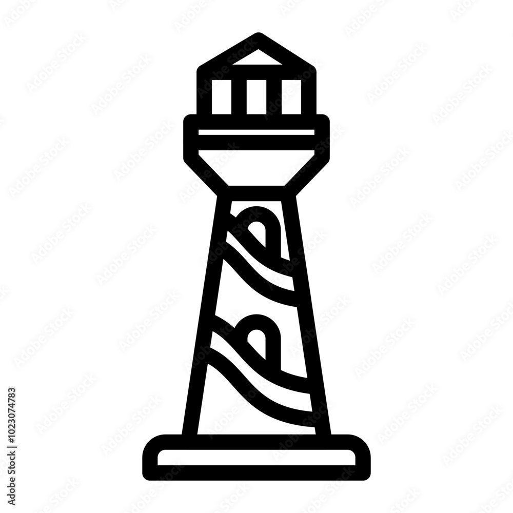 Beacon of Hope Vector Design Icon Style