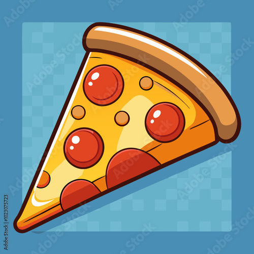 illustration of pizza