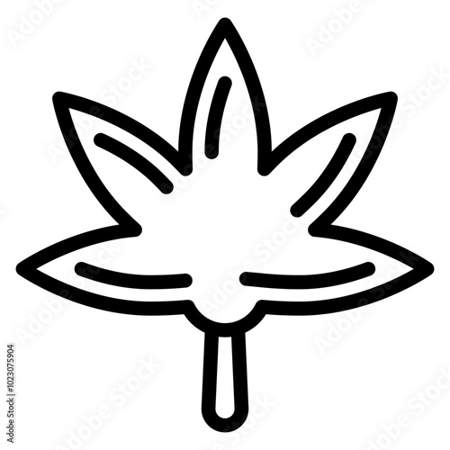 Weed Whirl Vector Design Icon Style