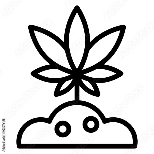 Blissful Bud Vector Design Icon Style