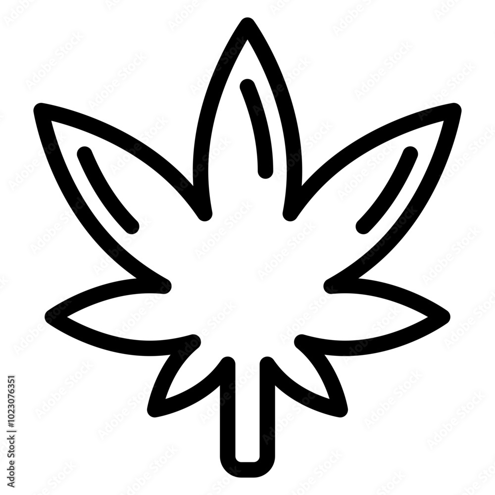 Hemp Horizon Vector Design Icon Style