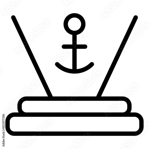 Holo Harbor Vector Design Icon Style