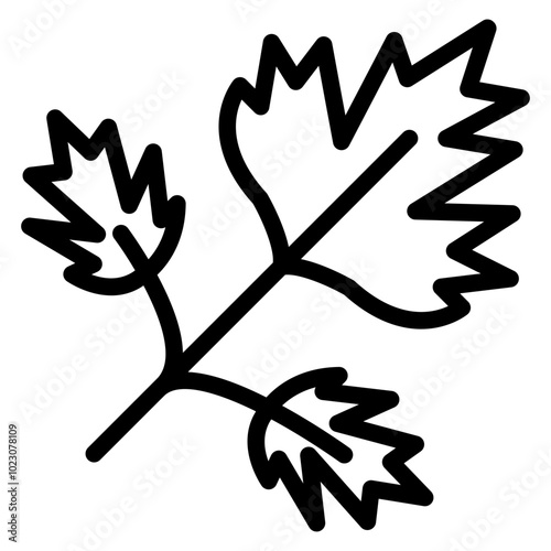 Parsley Vector Design Icon Style