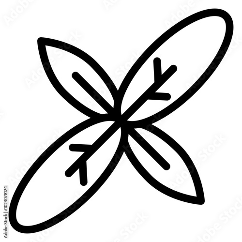 Basil Vector Design Icon Style
