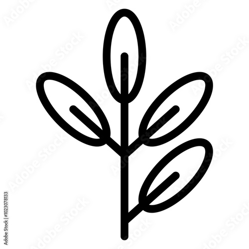 Sage Vector Design Icon Style
