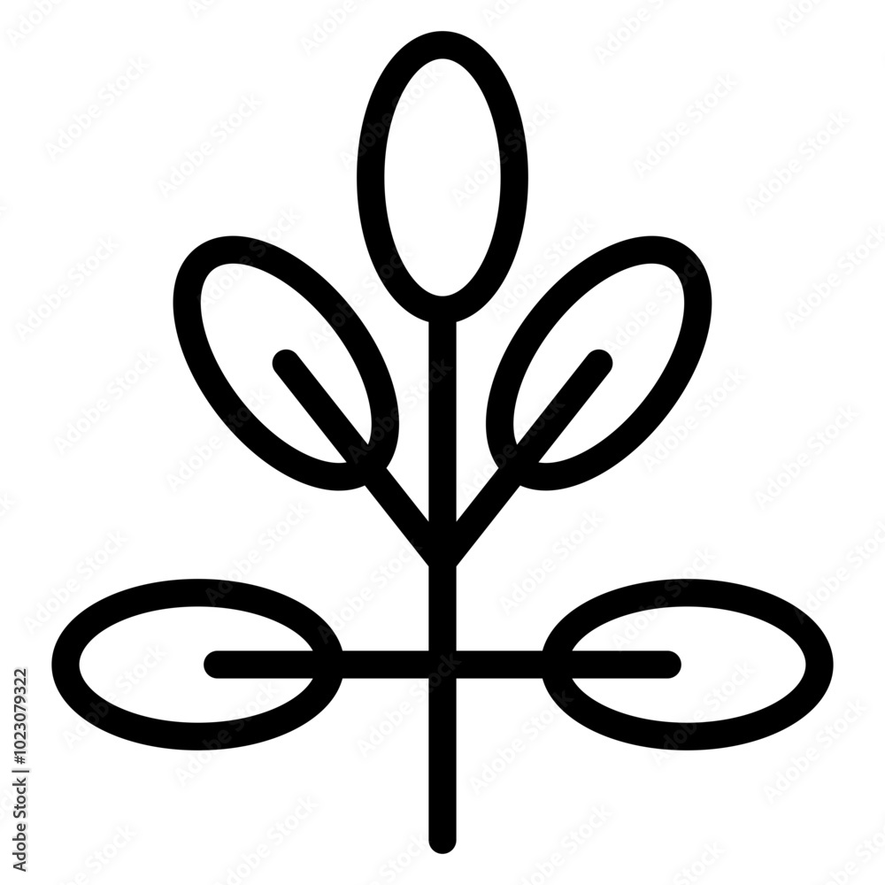 Moringa Vector Design Icon Style Moringa Vector Design Icon Style