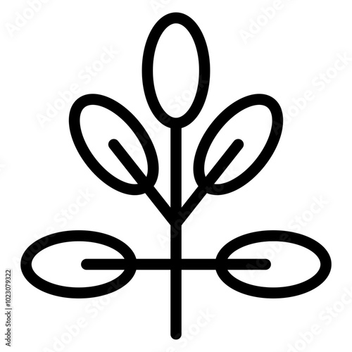 Moringa Vector Design Icon Style