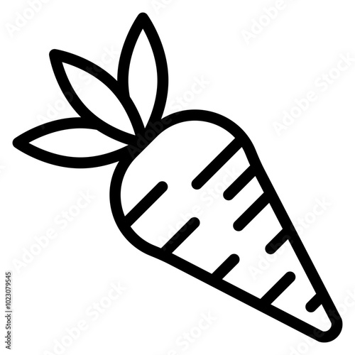 Carrot Vector Design Icon Style
