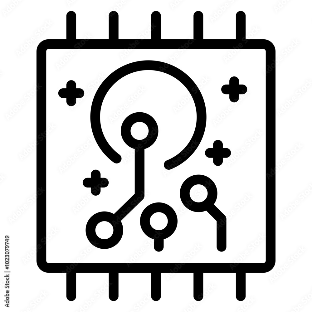 Nebula Network Vector Design Icon Style Nebula Network Vector Design Icon Style