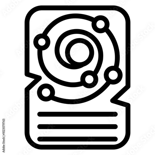 Cosmic Chronicle Vector Design Icon Style