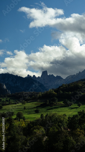 Naranjo de bulnes, Asturias, Pico Uriellu. Picos de europa photo