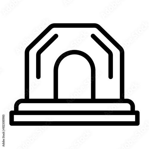 Beacon Boulevard Vector Design Icon Style