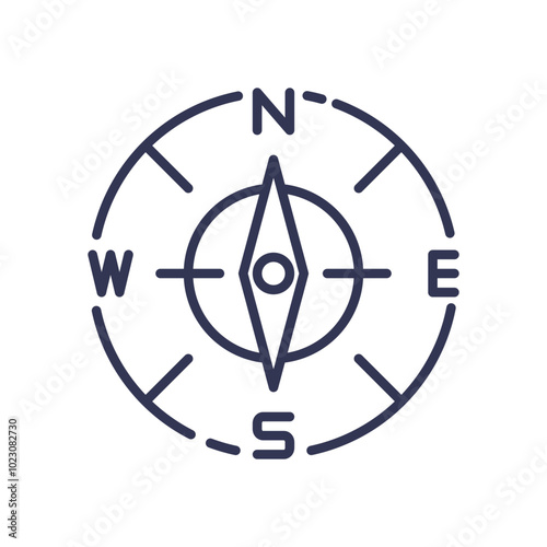 A compass symbolizing guidance and direction.