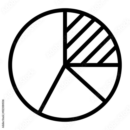 Analytics Pie Vector Design Icon Style