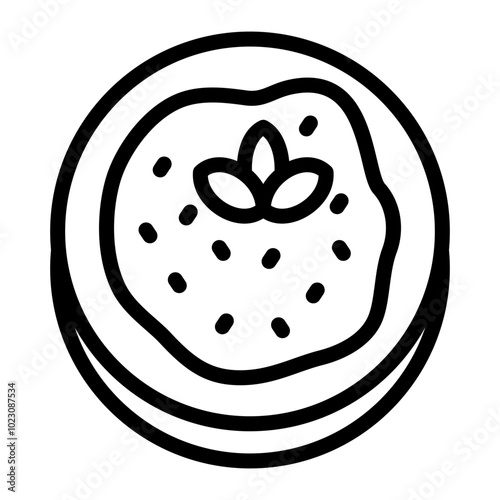 Pesto Genovese Vector Design Icon Style