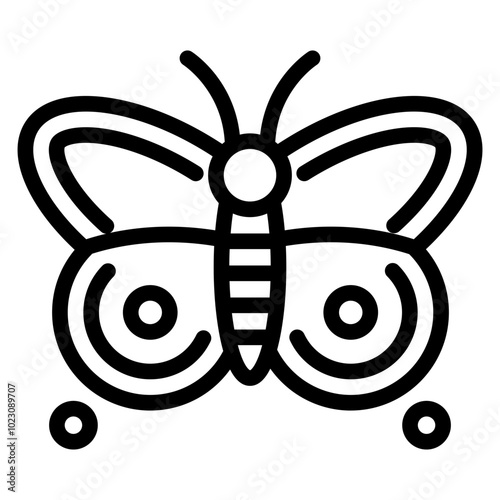 Butterfly Vector Design Icon Style