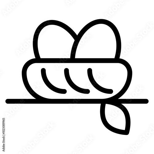Nest Vector Design Icon Style