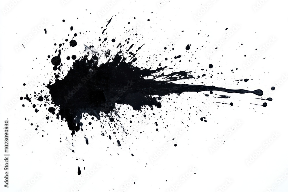 Ink splatter splash abstract silhouette modern. Ink splatter splash abstract silhouette modern.