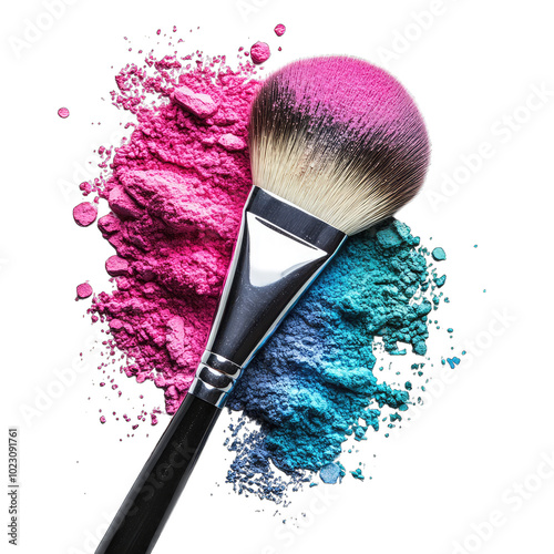 Crushed powder blush