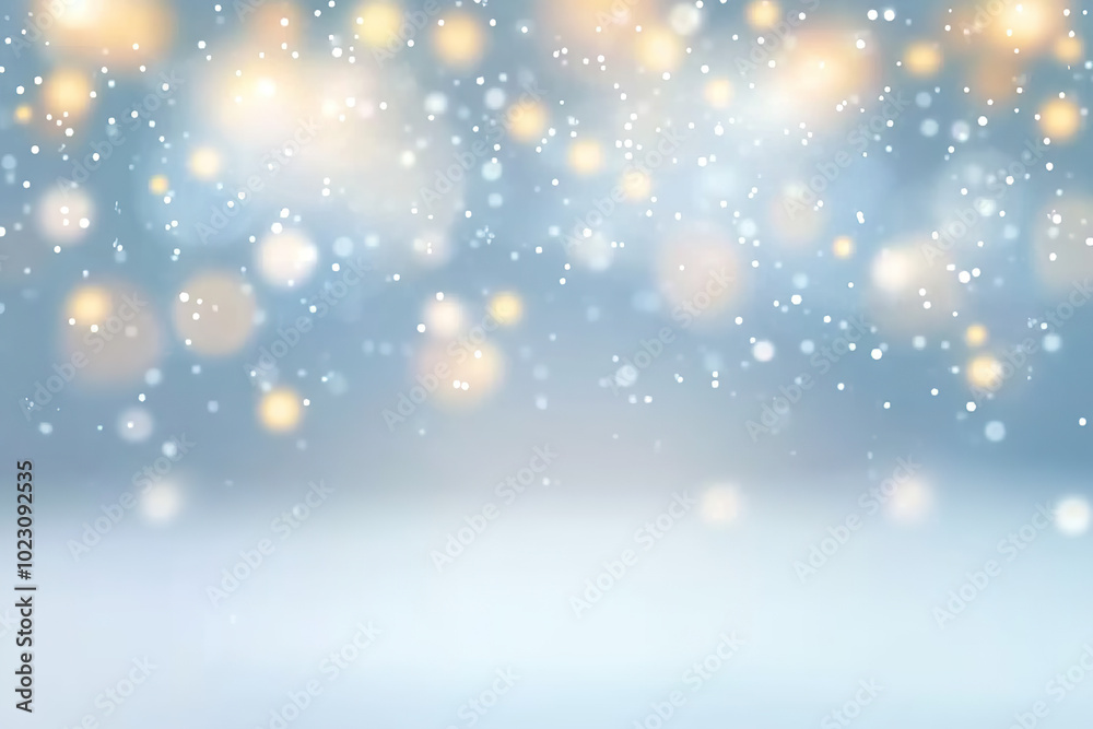 Fototapeta premium Cozy Warm Lights with Beautiful Bokeh Effect for Christmas