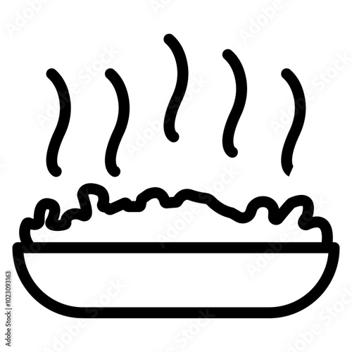 Corned Beef Hash Vector Design Icon Style