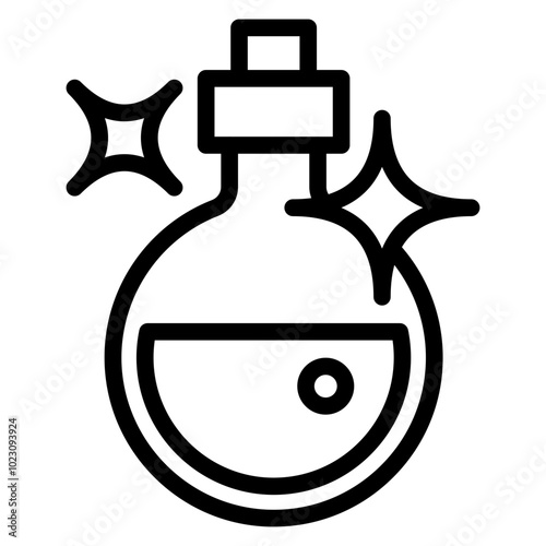 Potion Mixing Vector Design Icon Style