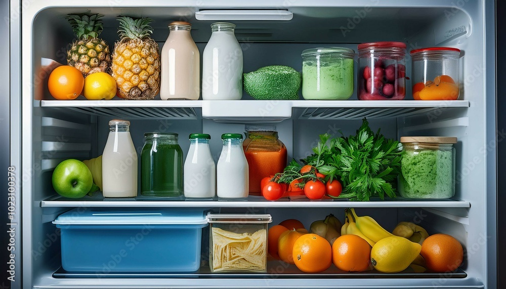 fridge with vegetables fridge with vegetables