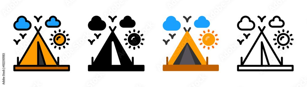 Set of Adventure Icon Set of Adventure Icon