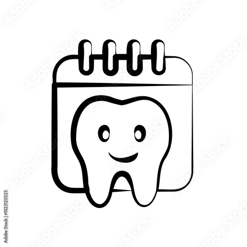 tooth with calendar