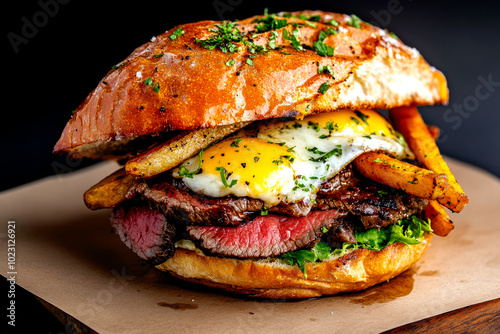 Chivito Steak sandwich photo