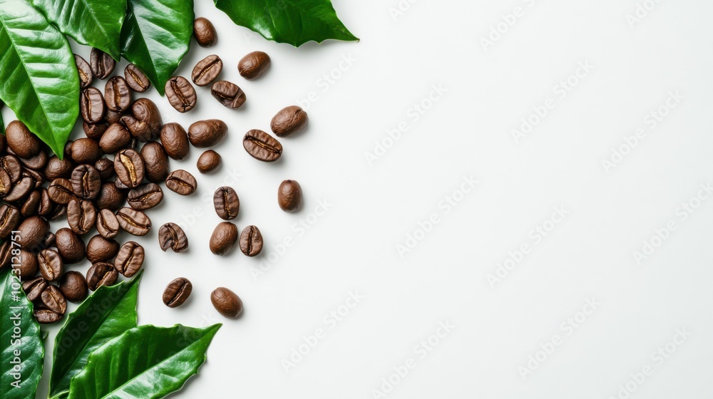 The Coffee Beans and Leaves The Coffee Beans and Leaves