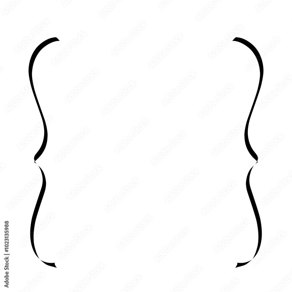 Text square brackets. Square bracket icon Text square brackets. Square bracket icon