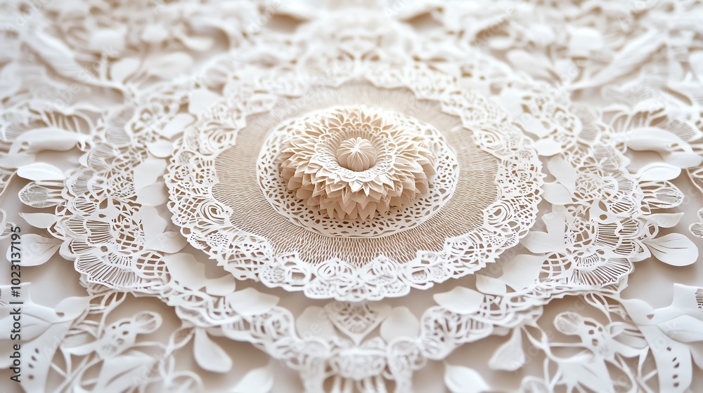 Intricate paper cut lace patterns with fine, delicate detailing, perfect for elegant wall art, paper cut lace, intricate design Intricate paper cut lace patterns with fine, delicate detailing, perfect for elegant wall art, paper cut lace, intricate design
