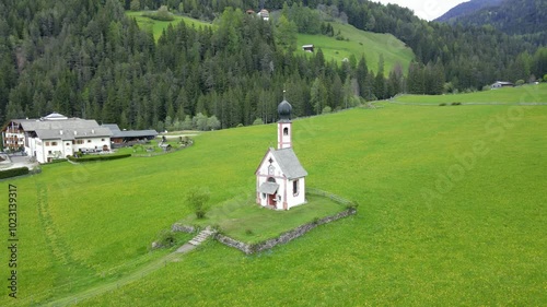 Saint Magdalena is a picturesque village located in the Dolomites, a mountain range in northeastern Italy.	
