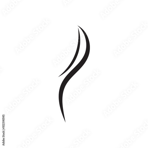 Smoke steam icon logo illustration isolated on white background Aroma vaporize icons. Smells vector line icon hot aroma stink or cooking steam symbols smelling or vapor