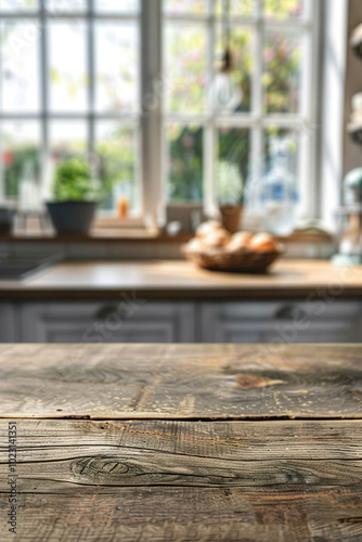 A jar of white cream sits on a wooden table next to a window.,