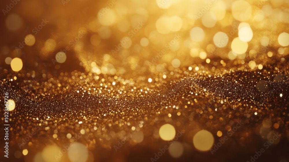 The Glimmering Gold Background