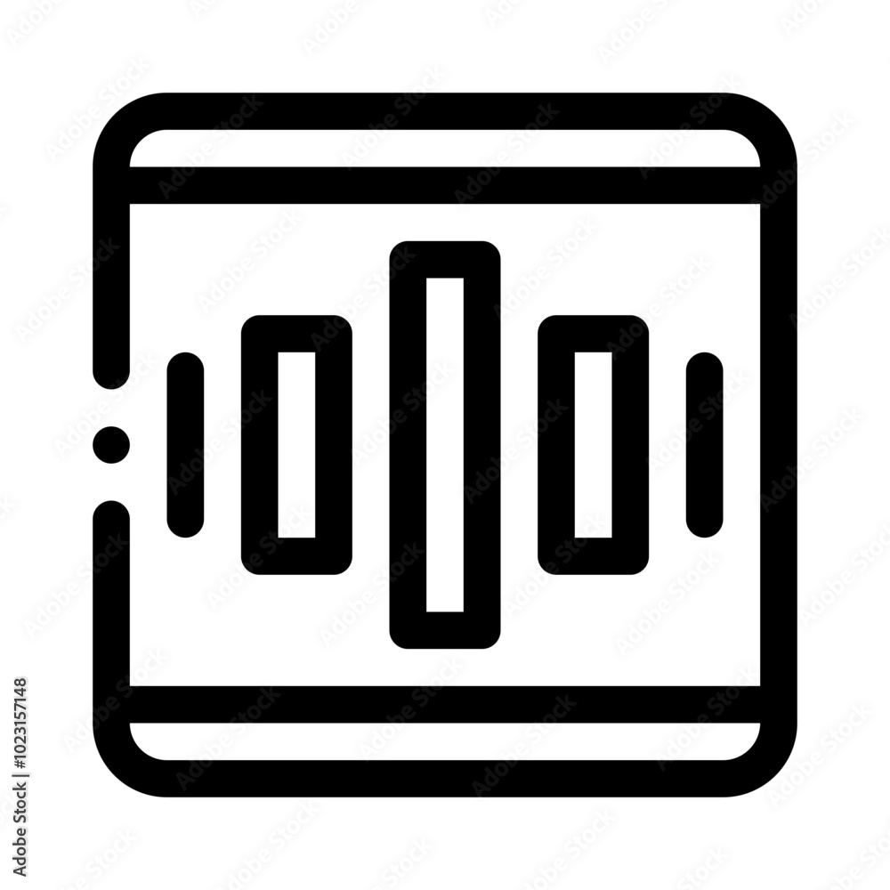 Sound Wave line icon