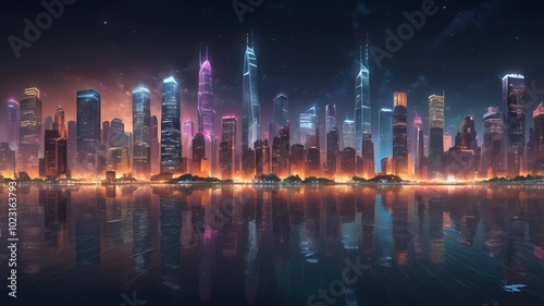 view of the city