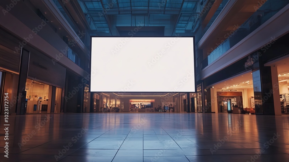 Mall mock up ad Mall mock up ad