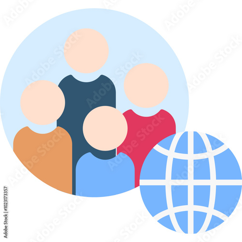 Multicultural Globe icon