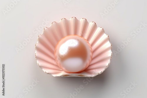 Pearl pearl seashell jewelry.