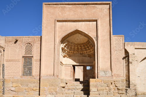 City of the dead. Memorial complex, necropolis Chor-Bakr in Bukhara, Uzbekistan. UNESCO world Heritage photo
