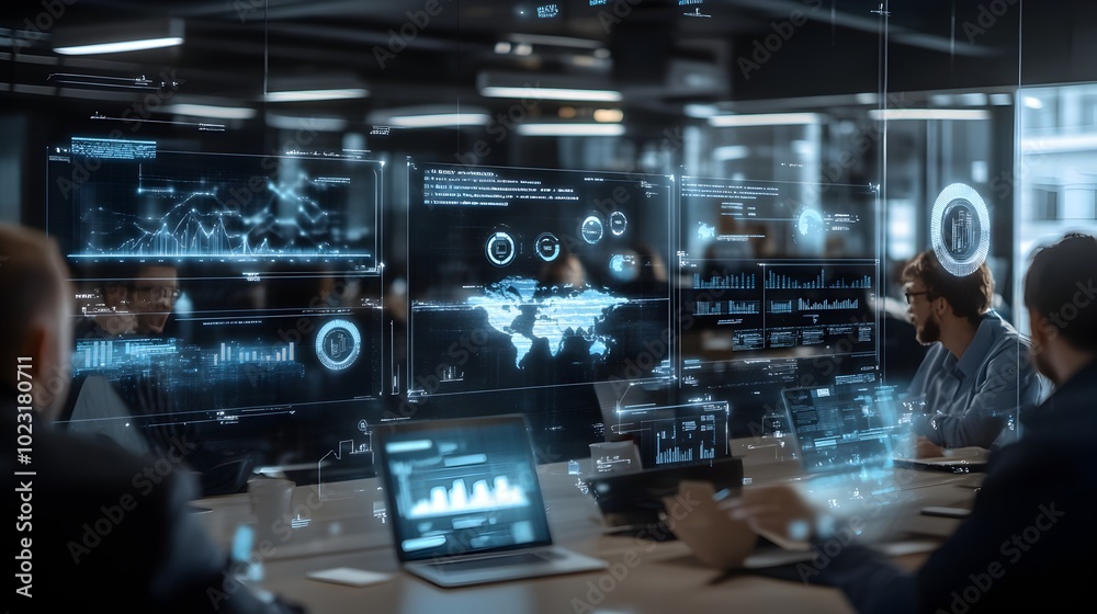 Futuristic Digital Dashboard with Global Data Visualization and Analytics Futuristic Digital Dashboard with Global Data Visualization and Analytics
