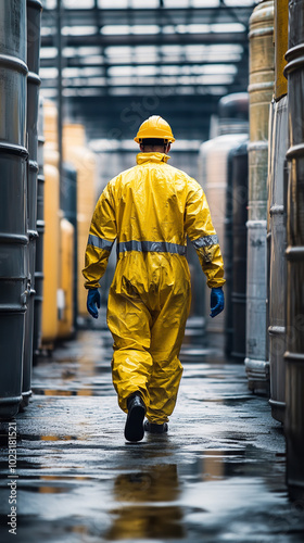 Secure Handling of Hazardous Industrial Waste in Safety Facility 