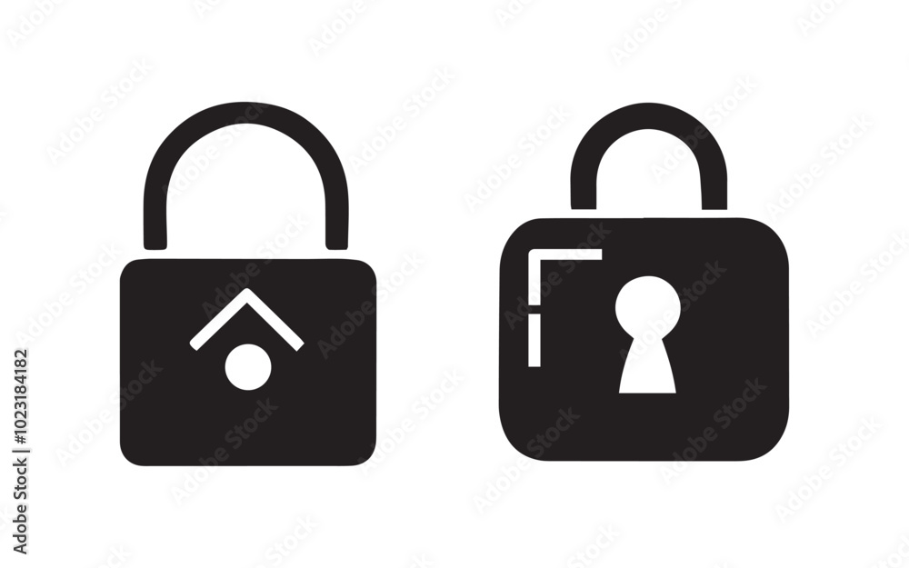 Lock icon Security Symble Vector artwork Lock icon Security Symble Vector artwork