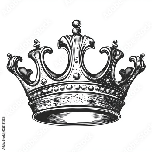 crown isolated on white background