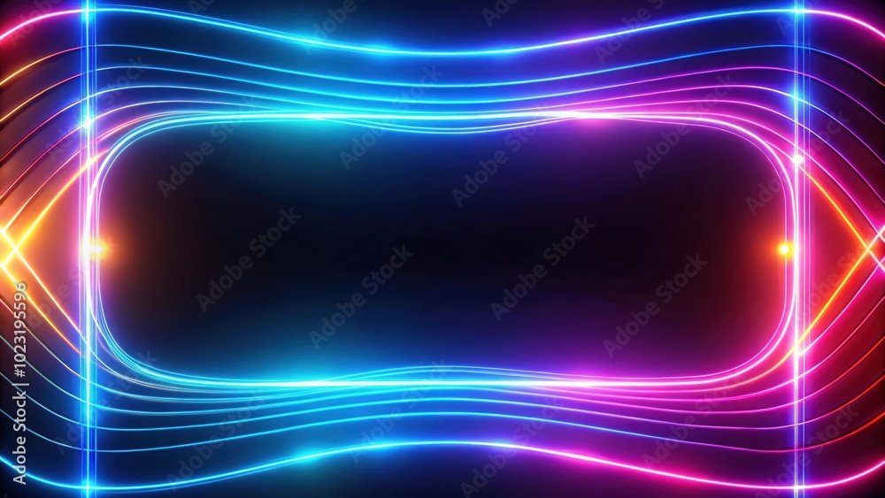 Neon glowing dynamic lines over black background, render, abstract, wallpaper, light drawing, fluorescent, ribbon Neon glowing dynamic lines over black background, render, abstract, wallpaper, light drawing, fluorescent, ribbon