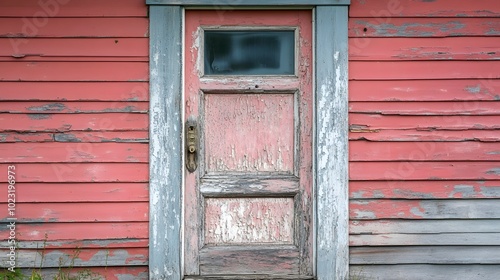 old wooden door photo